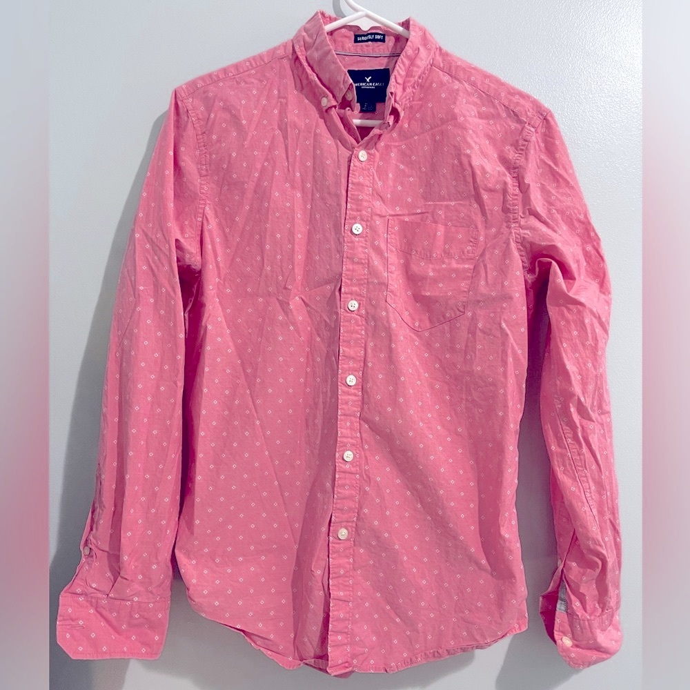 American Eagle men’s button up long sleeve size: Small